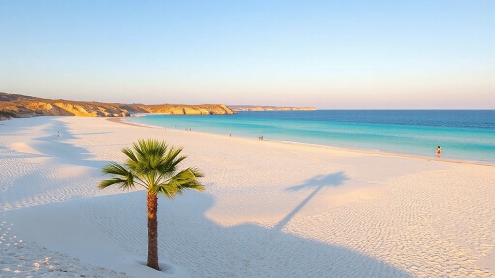 beautiful tranquil spanish beaches