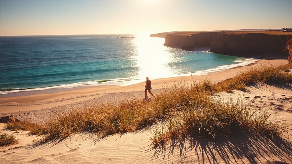 best time for quiet beaches
