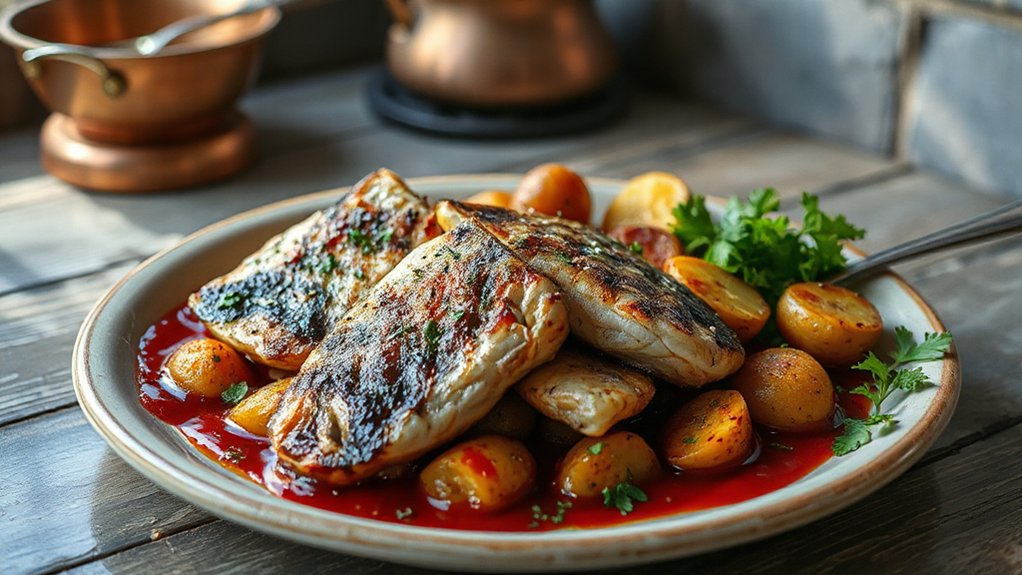 bordelaise infused basque seafood