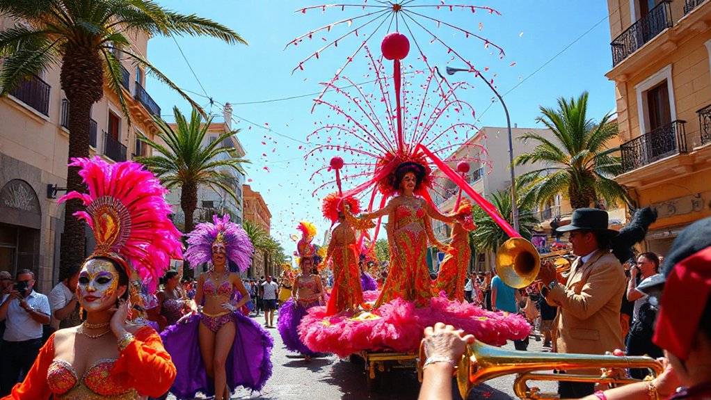 celebrating vibrant island festivities