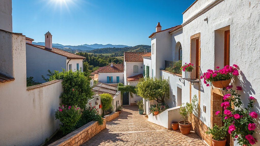 charming hillside village scenes