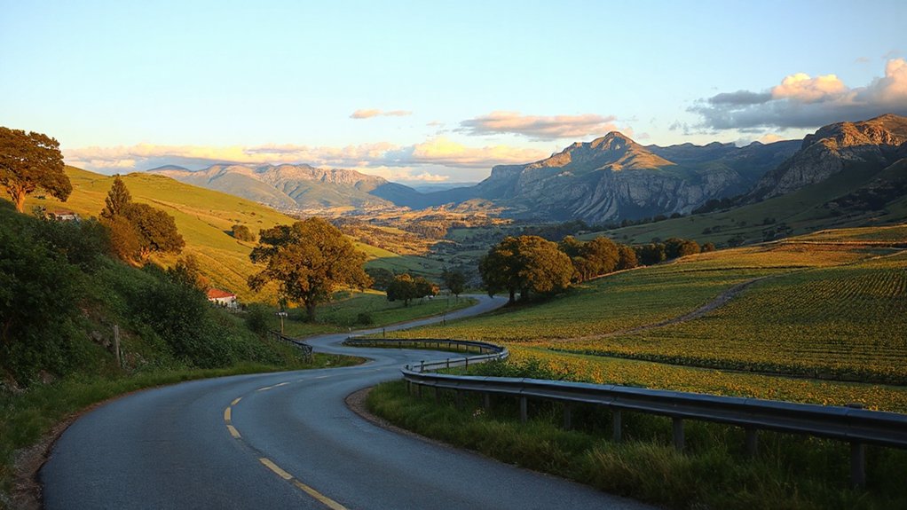 choose scenic mindful routes