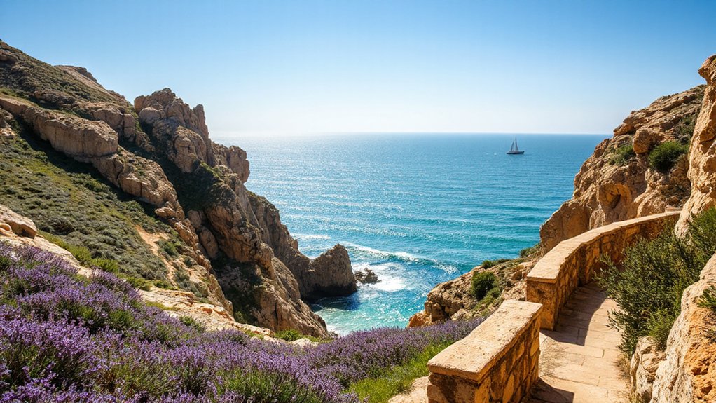 cliffside trails with sea scents