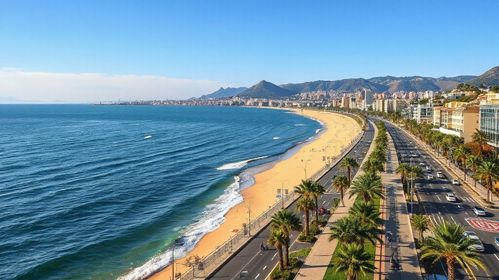 coastal town modern amenities