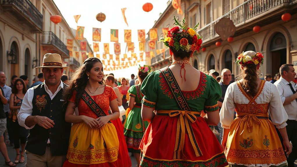 costumes convey regional stories