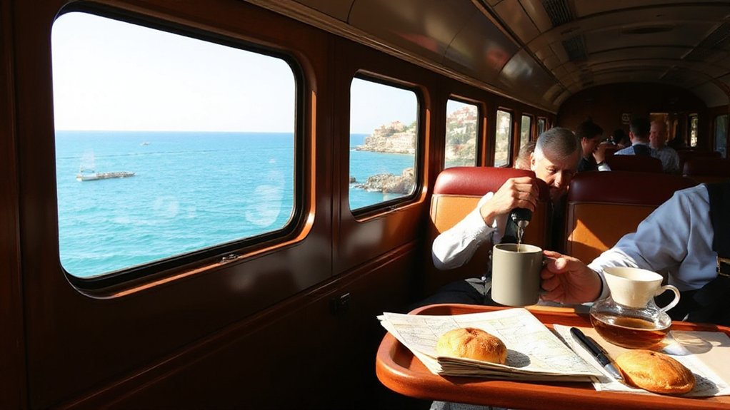 efficient organized train travel