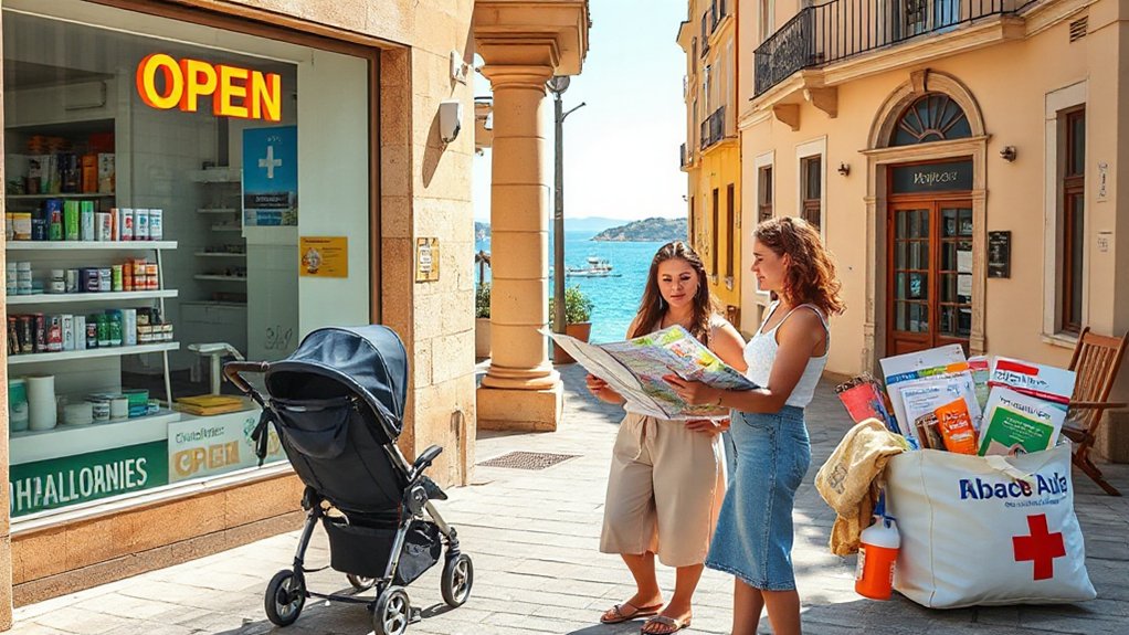 emergency contacts and pharmacies