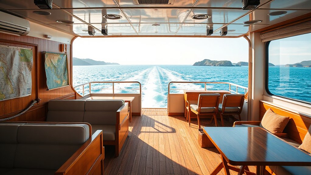ferries offer comfortable options