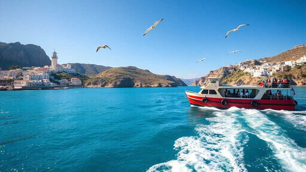ferry travel between islands
