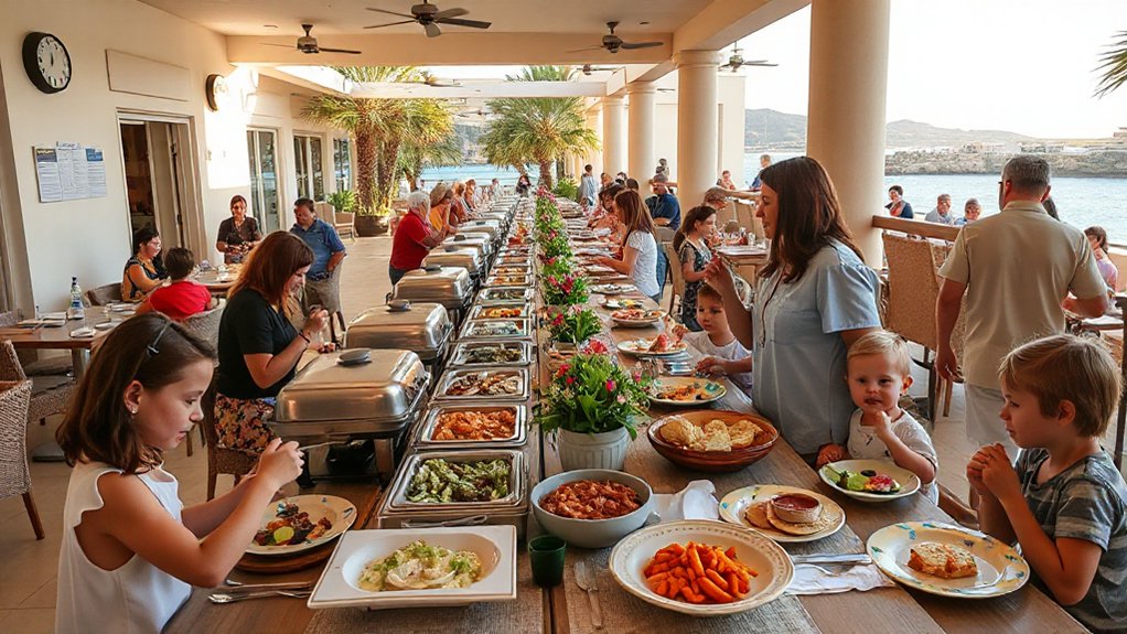 flexible kid friendly dining options