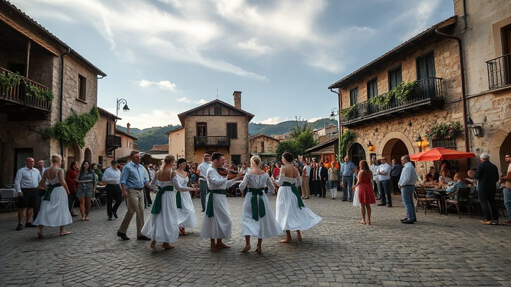 folk costumes and dances
