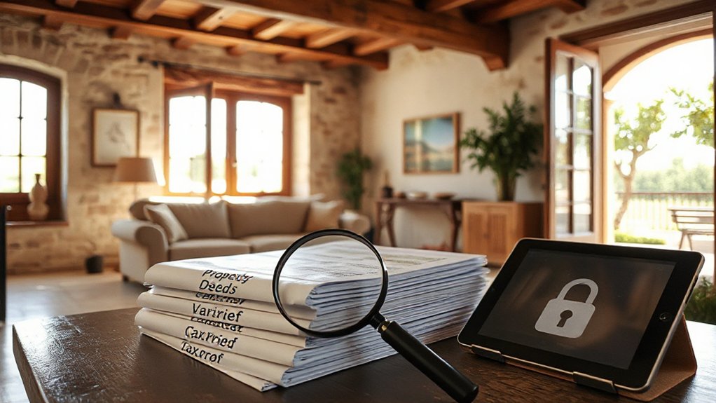 gather and verify property documents