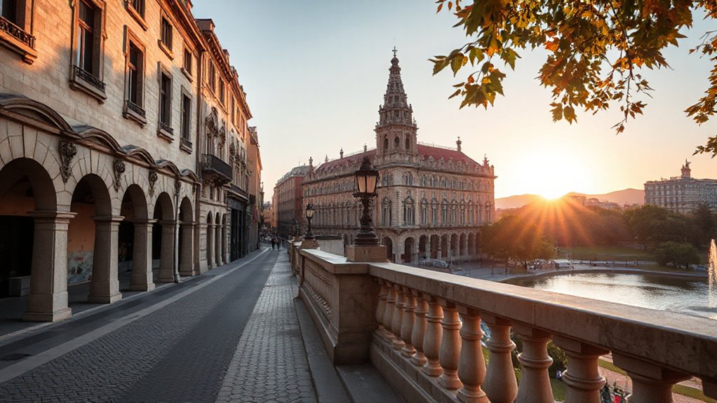 golden hour city life moments