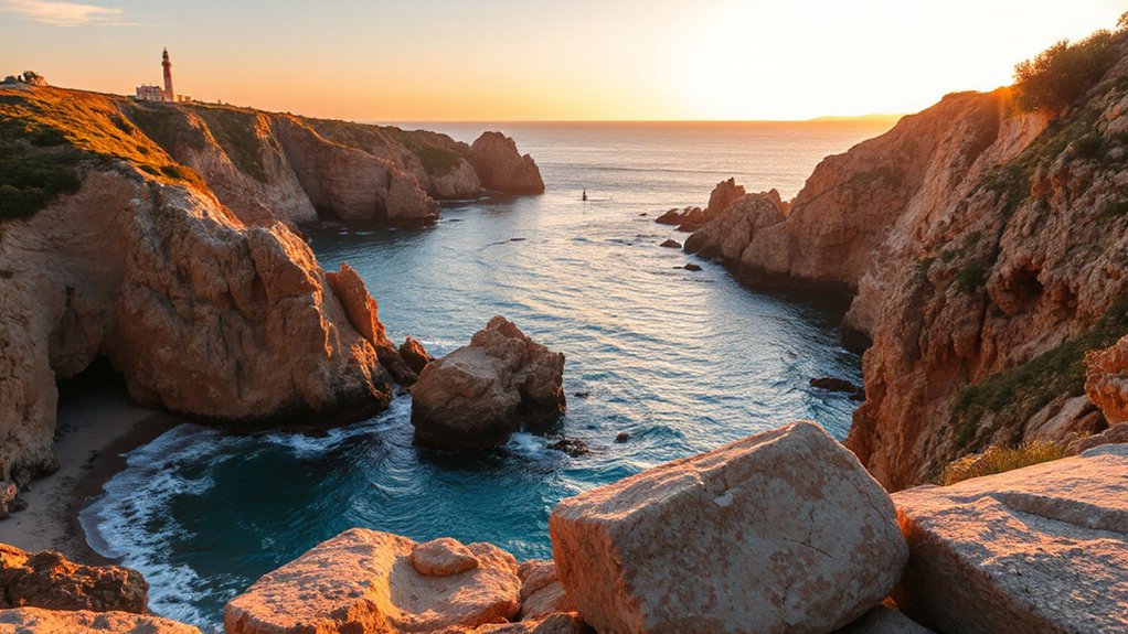 golden light at dawn