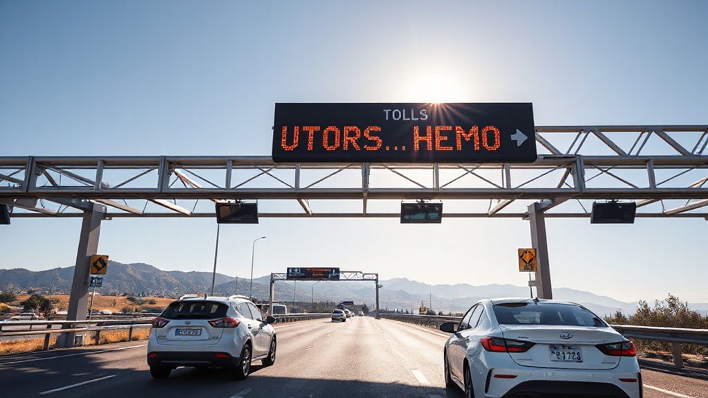 handle toll charges carefully