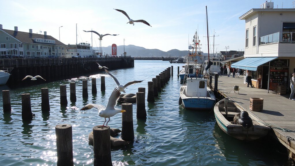 harbor wildlife sunset views