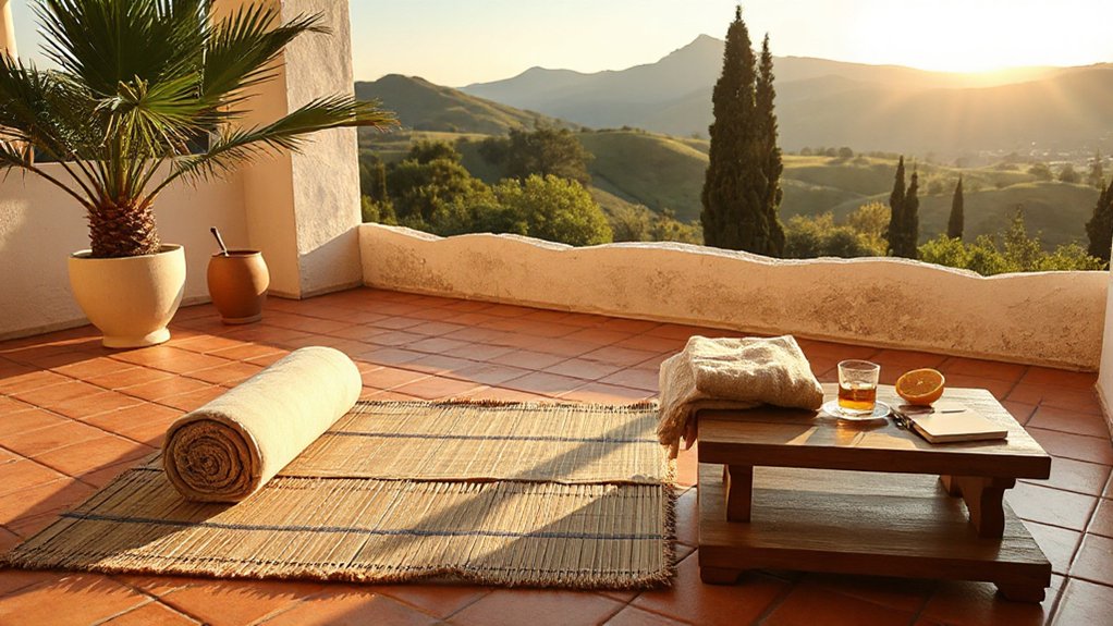 harmonious comfortable wellness retreat