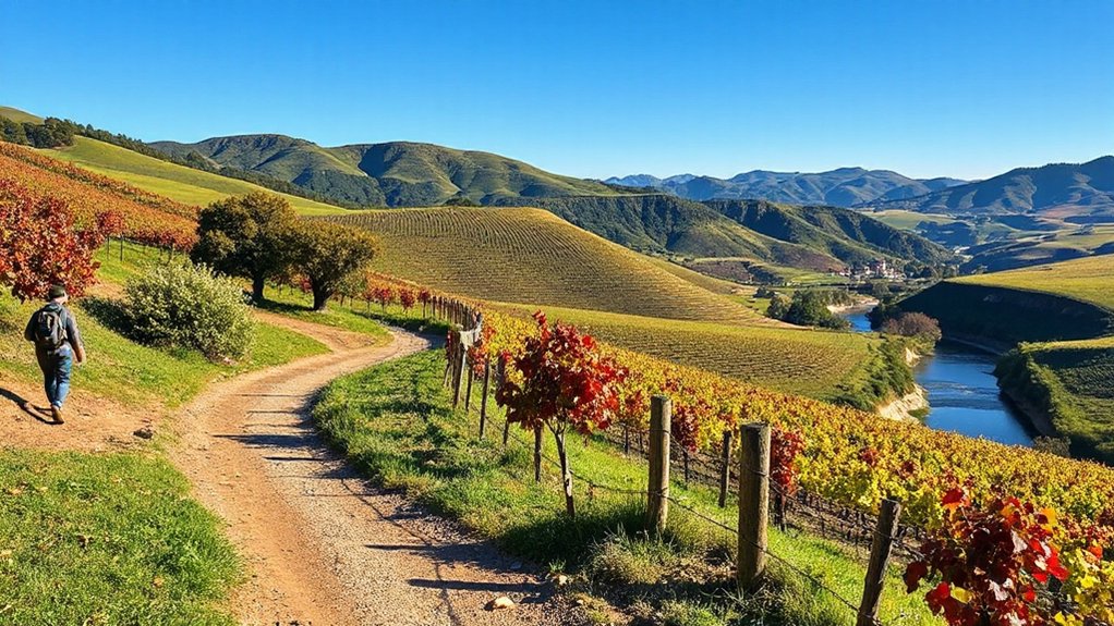 hiking trails in wine country