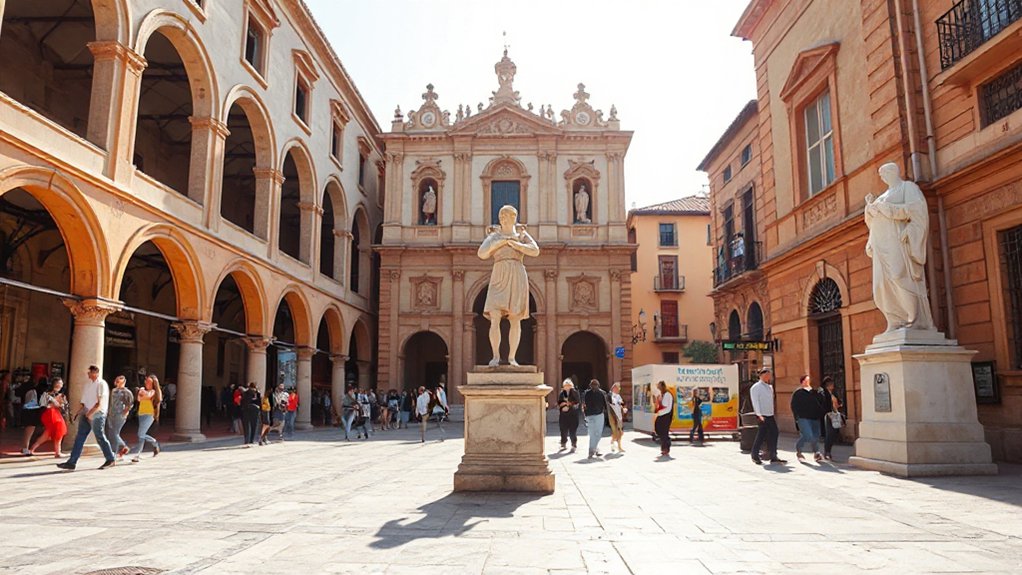 historic and modern coexistence