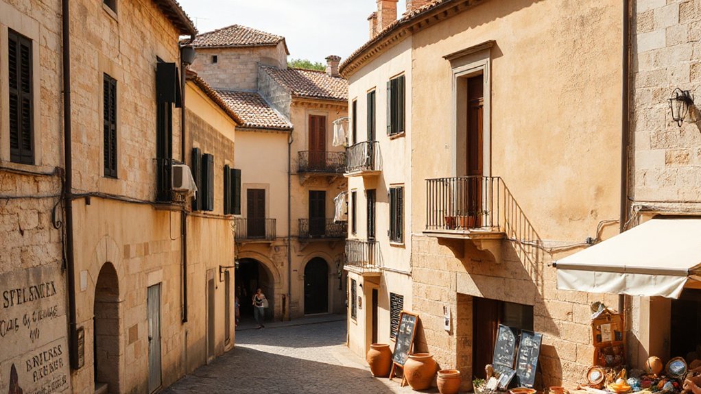 historic lively aromatic streets