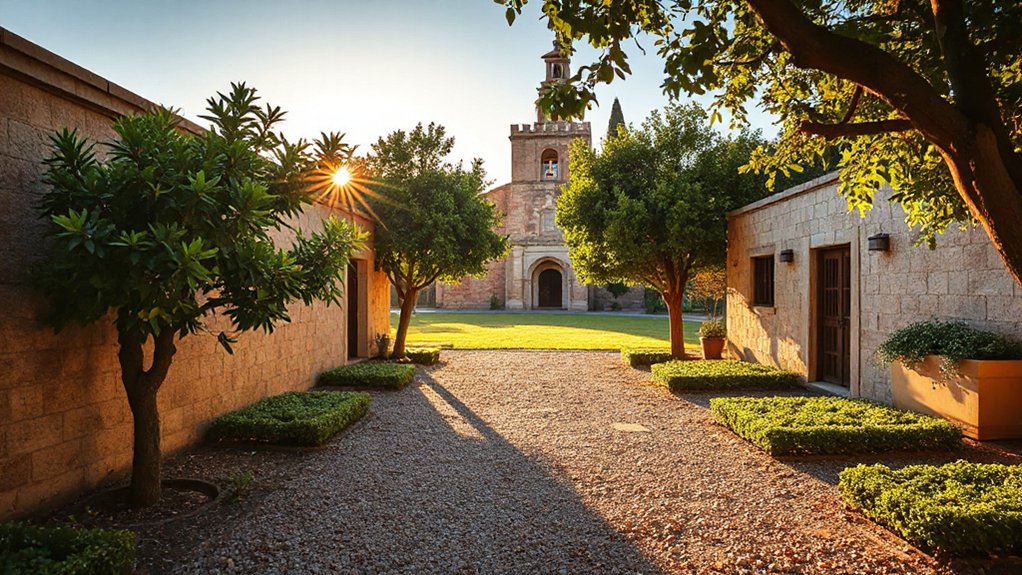 historical mission garden serenity