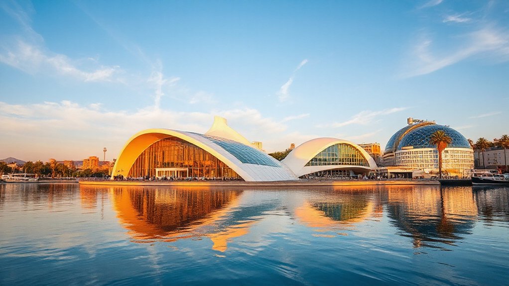 iconic architecture and exhibits