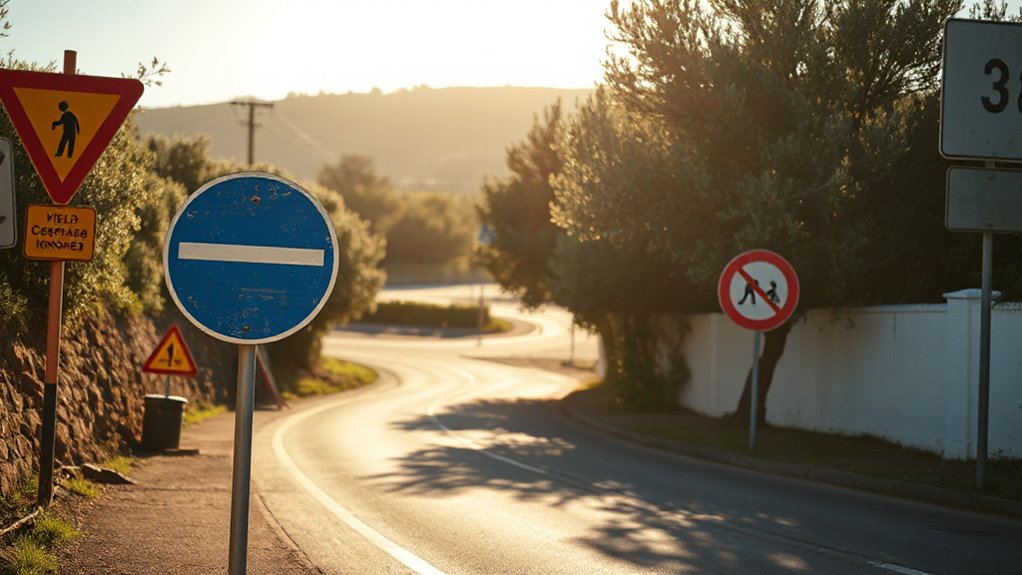 important spanish road signs