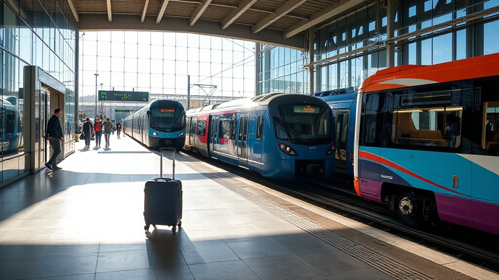 integrated rail and bus travel