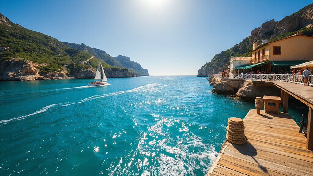 island hopping by ferry routes