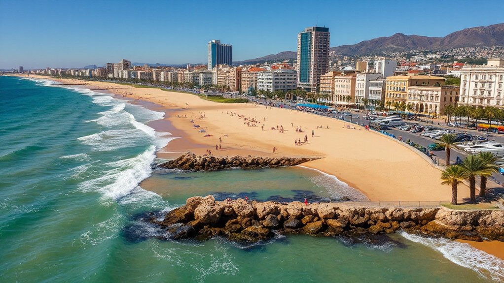 las palmas beaches and coastline