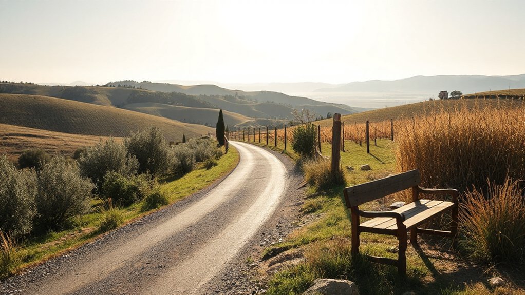 leisurely countryside exploration experience