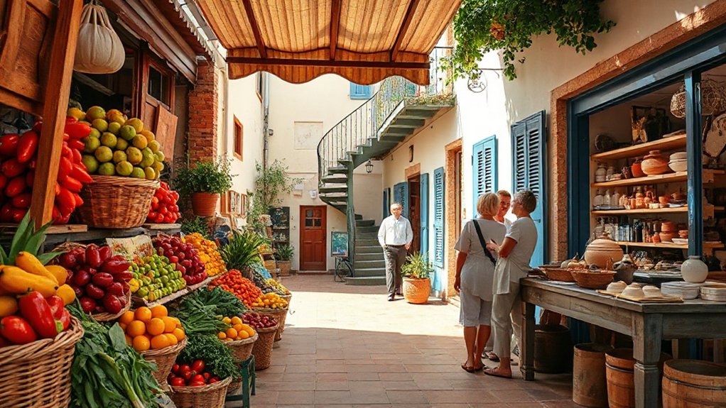 local markets and hidden shops