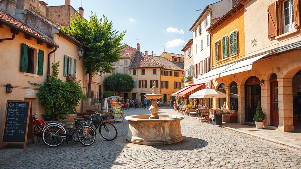 markets music and sunlit alleys