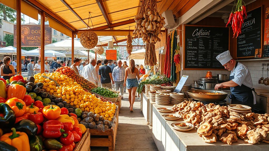 markets with live tastings