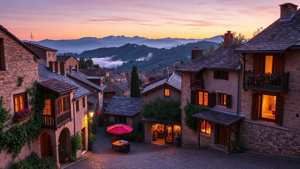 medieval streets mountain scents