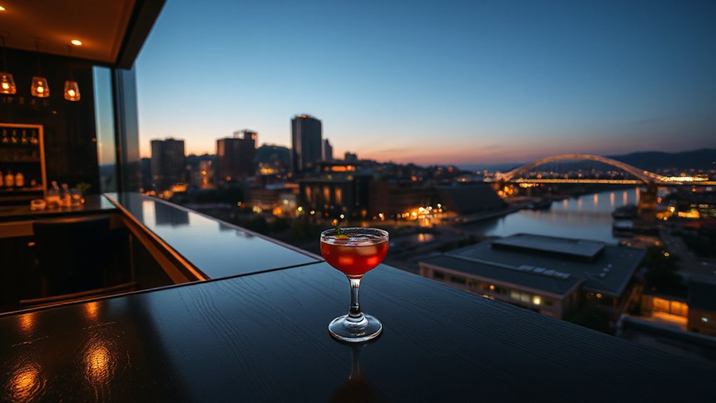 modern skyline silhouette elegance