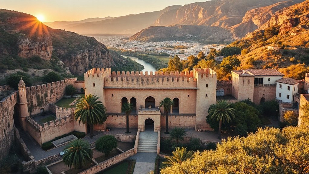 moorish fortress by river