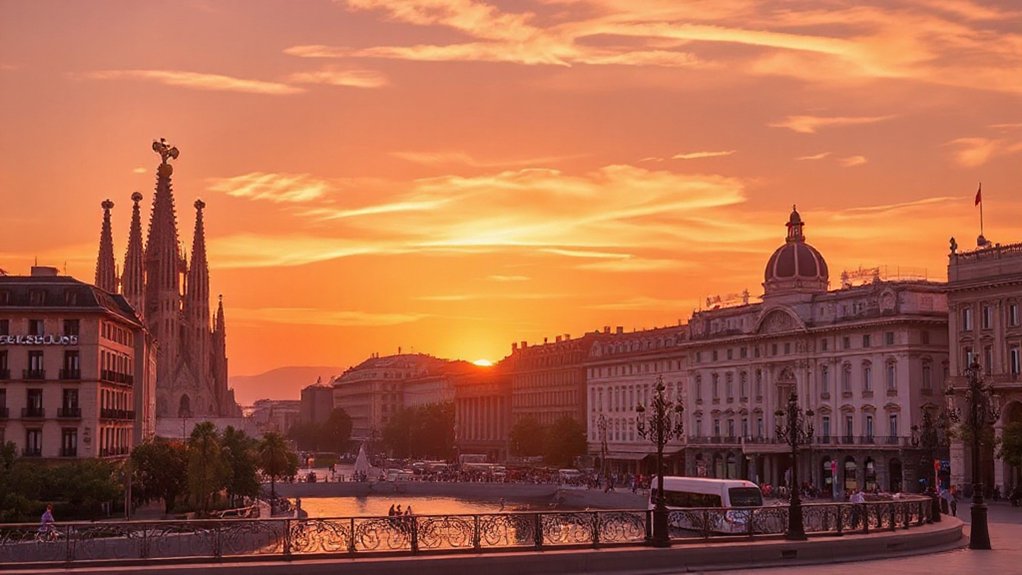 morning light reveals city s quiet beauty