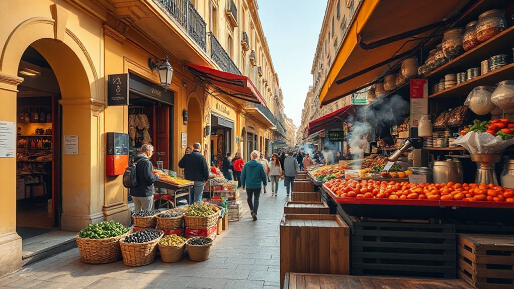 morning market sensory experience