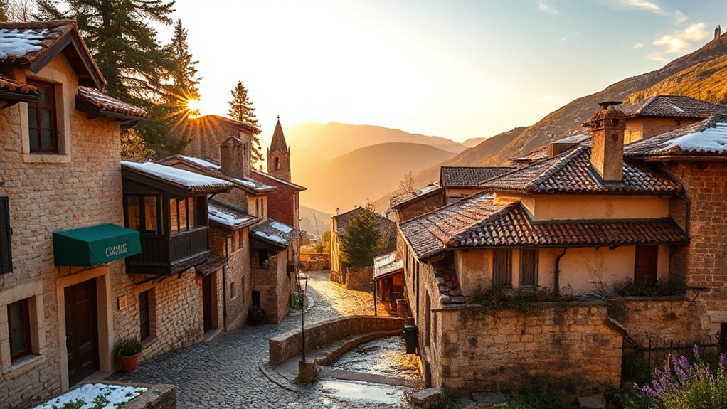 mountain villages autumn magic