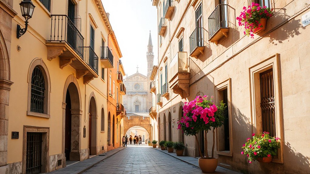 narrow lanes historic charm