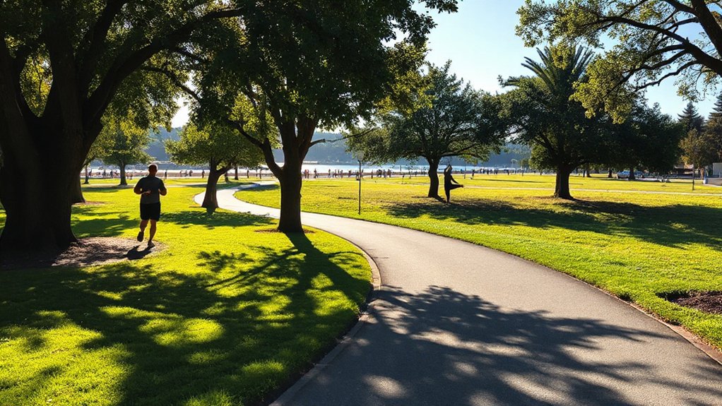 outdoor fitness routes and spots