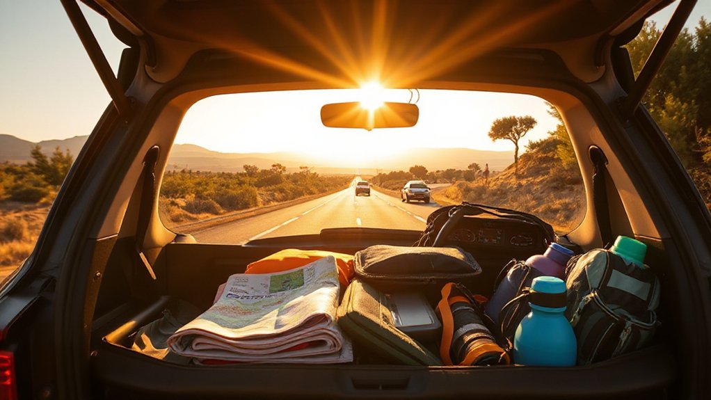 pack essentials for road trip