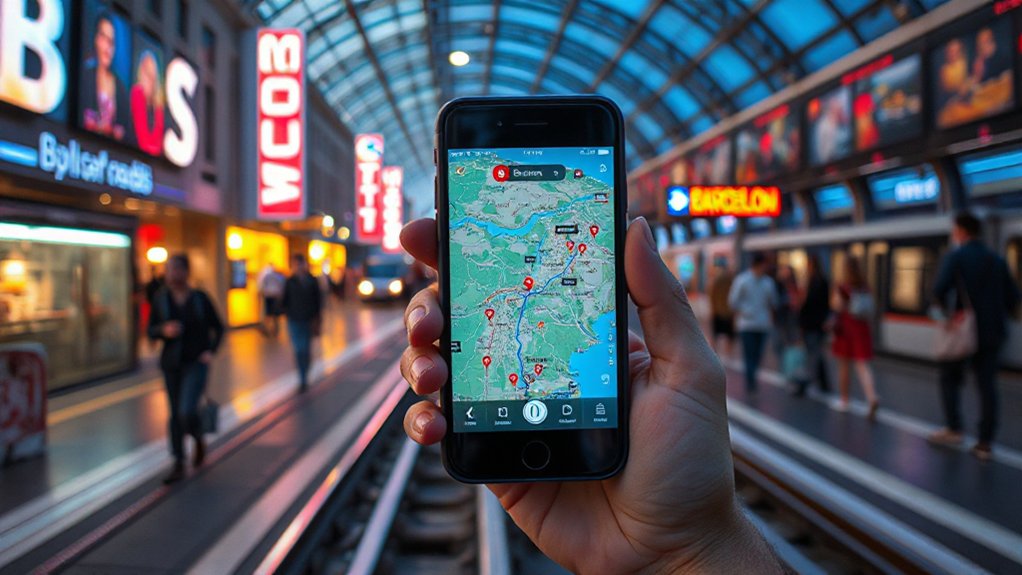 real time and offline transit navigation