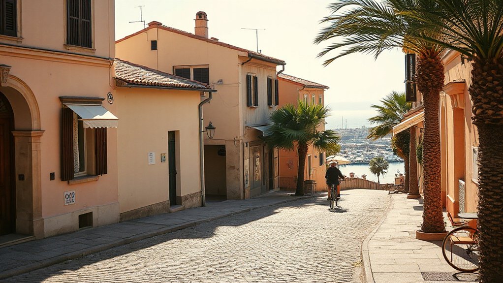 relaxed seaside mediterranean ambiance