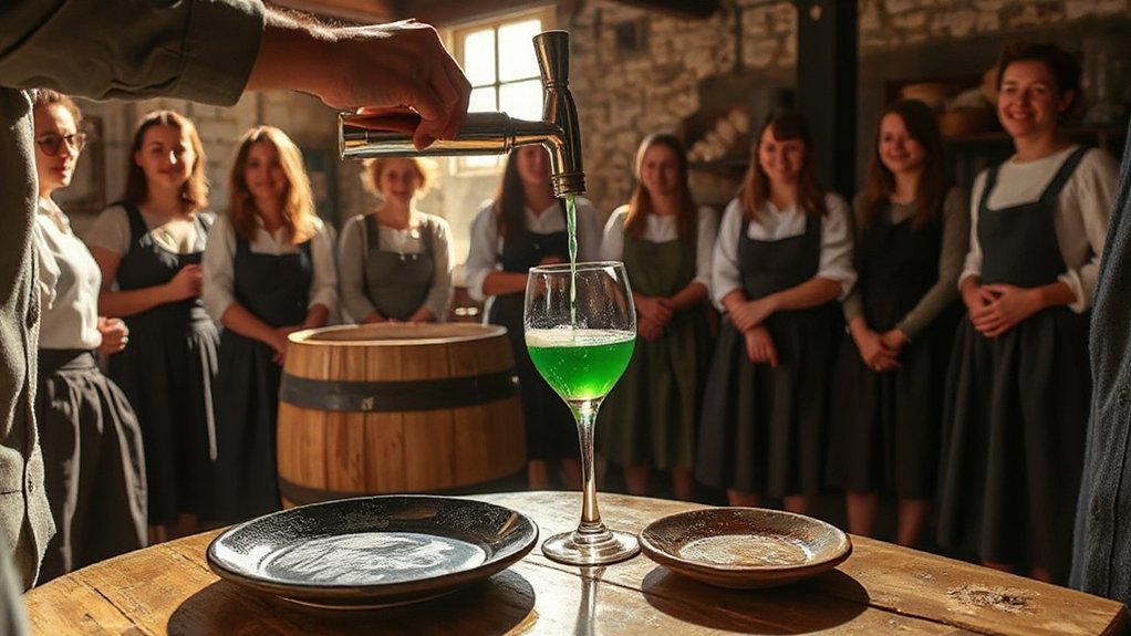 respectful pouring and toasting