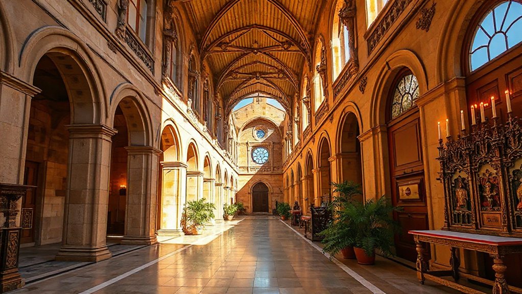 sacred historic reverent tranquil