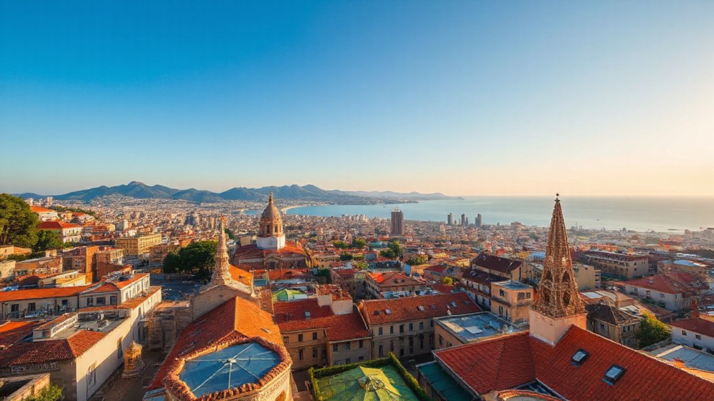 scenic viewpoints with landmarks