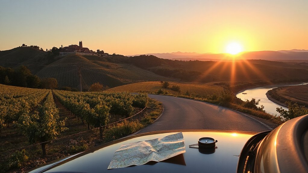 scenic vineyard tasting routes