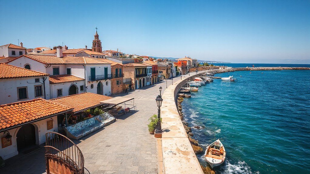 seafront history food views